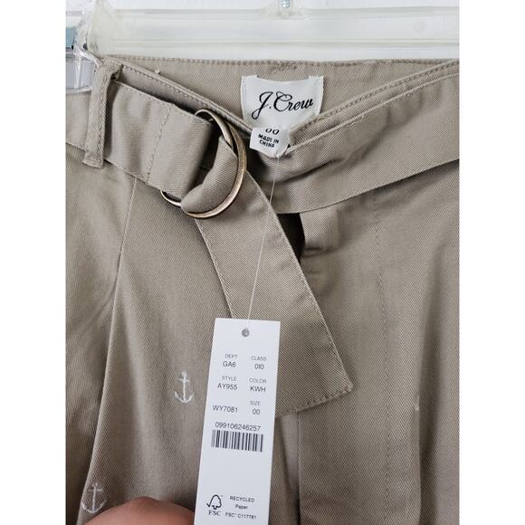 J. Crew D-Ring Short With Anchor Embroidery - Picture 5 of 7